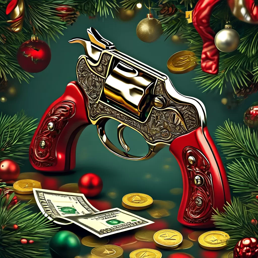 Money, Guns, and a Merry Christmas: A Holiday Twist money guns and a merry christmas