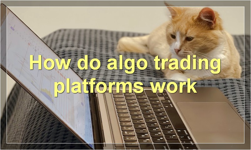 How do algo trading platforms work