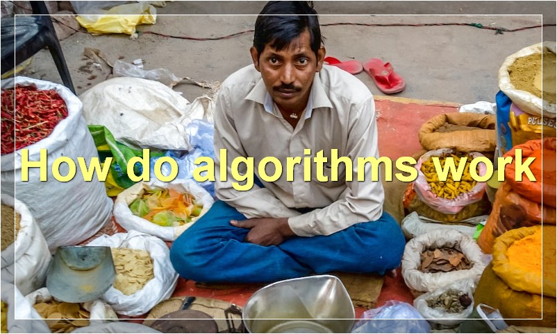 How do algorithms work