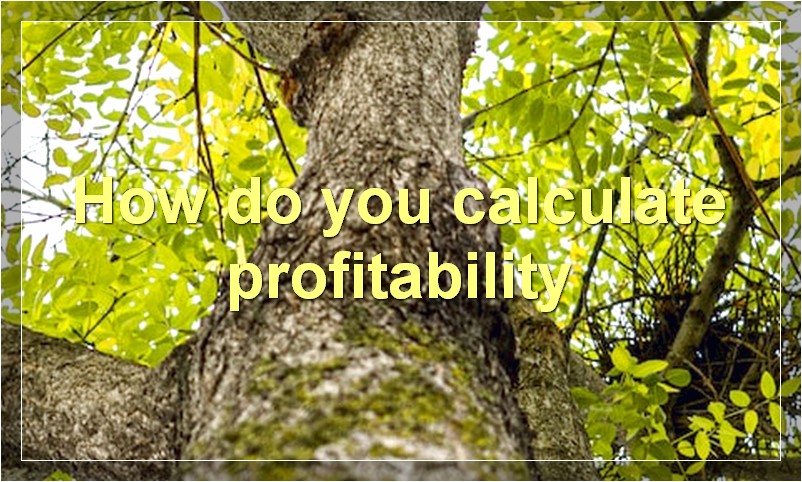 How do you calculate profitability