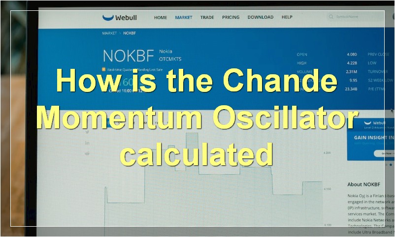 How is the Chande Momentum Oscillator calculated