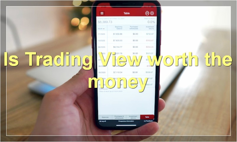 Is Trading View worth the money