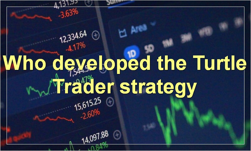 Who developed the Turtle Trader strategy